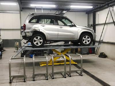 Chassis richten autoschadeherstel Hannen Autopark
